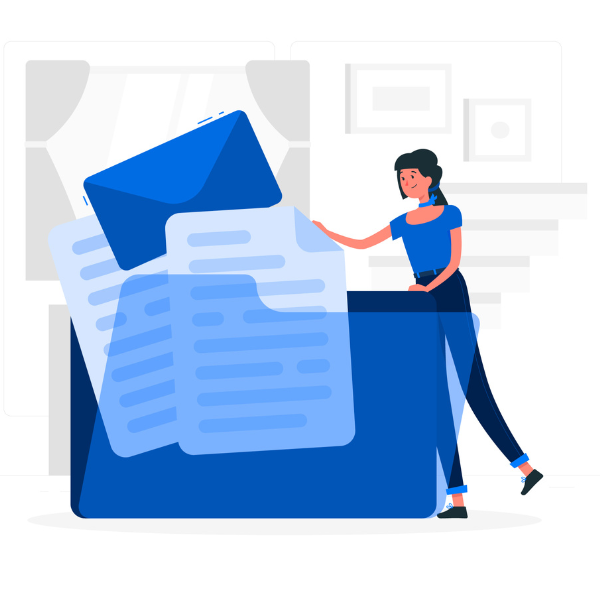 ilustracion guardar documentos